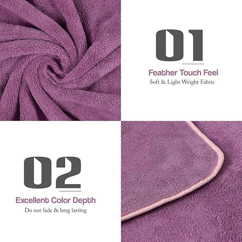 UrbanLeaf Premium Microfiber Kids Bath Towels Quick Drying Towels