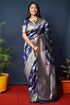 Vasthrlay Banarasi Floral Saree