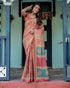 Vasthrlay Handloom Cotton Turquoise Saree