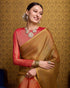 Vasthrlay Women's Cotton Length Unstitched Saree