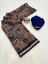 Vasthrlay Kalamkari Darkblue
