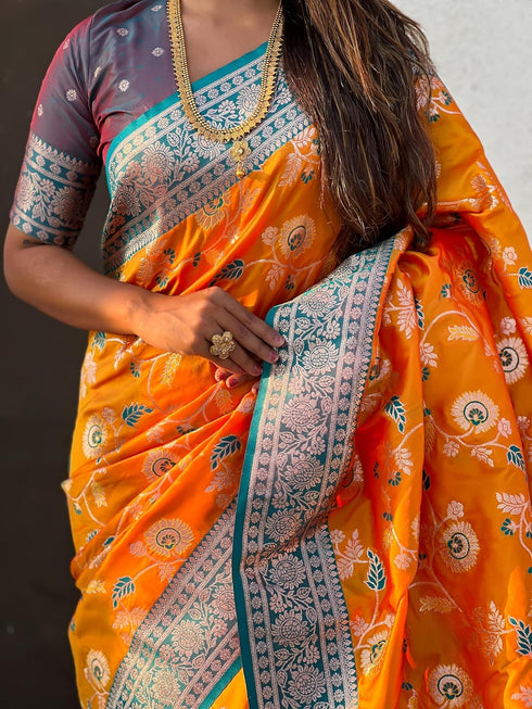 Vasthrlay Kanjivaram Woven Blouse Ethnic Wear