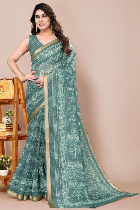 Vasthrlay Fashion Polyester Printed Black Ethnic Wear