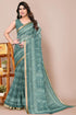 Vasthrlay Fashion Polyester Printed Black Ethnic Wear