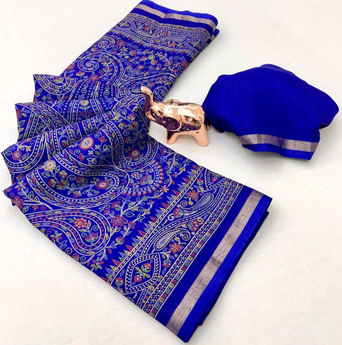 Vasthrlay Tussar Saree Floral