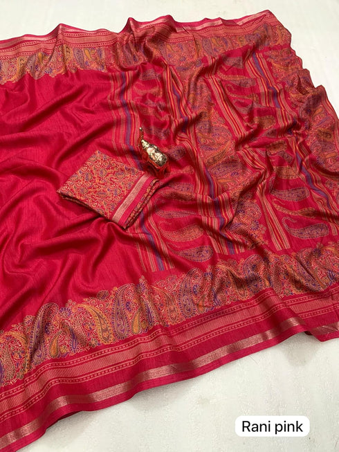 Vasthrlay Saree Kashmiri Floral