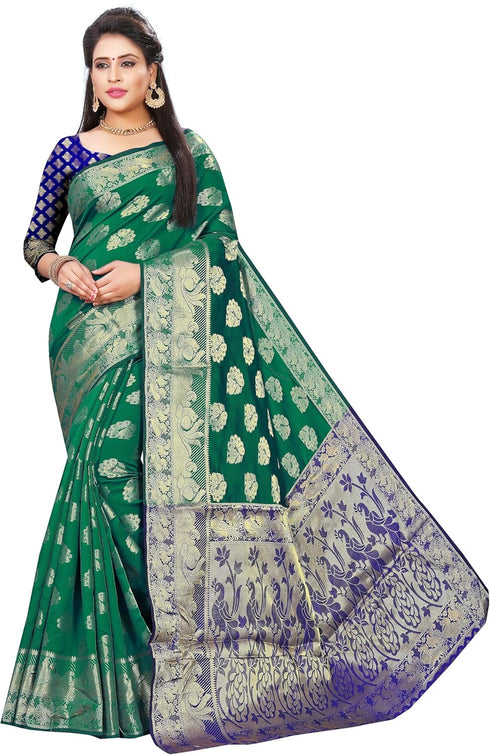 Vasthrlay Womenbanarasi Unstiched Ethnic Wear