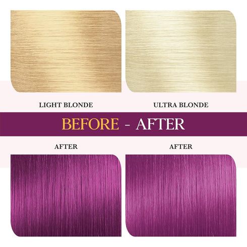 Semi Permanent Hair Color for Women & Men #22 French Plum