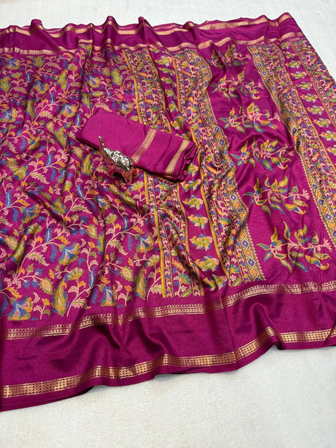 Vasthrlay Kashmiri Weaving Mehendi1