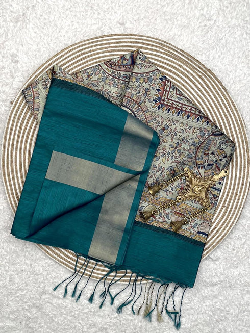 Vasthrlay Tussar Saree Bordar