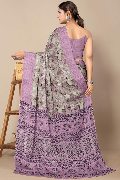 Vasthrlay Fashion Georgette Kalmkari Mehandi Ethnic Wear