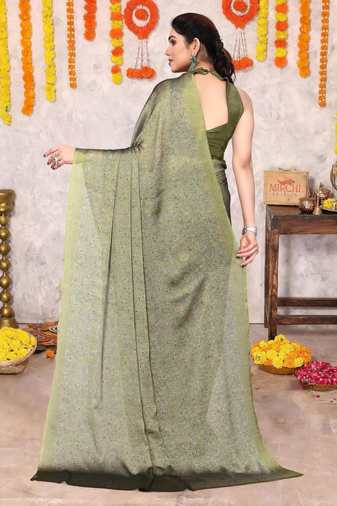 Vasthrlay Fashion Chiffon Printed Ethnic Wear