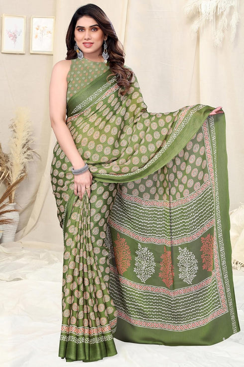 Vasthrlay Fashion Chiffon Printed Ethnic Wear