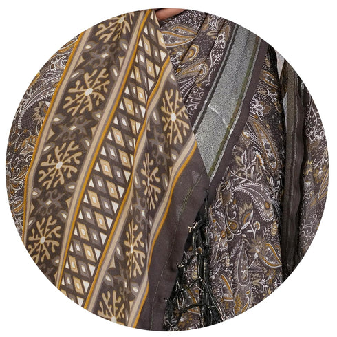 Vasthrlay Fashion Georgette Bandhani Printed Ethnic Wear