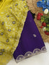 Vasthrlay Pink Georgette Embroidery Saree