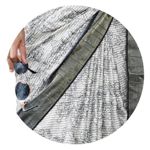 Vasthrlay Fashion Handloom Printed Ethnic Wear
