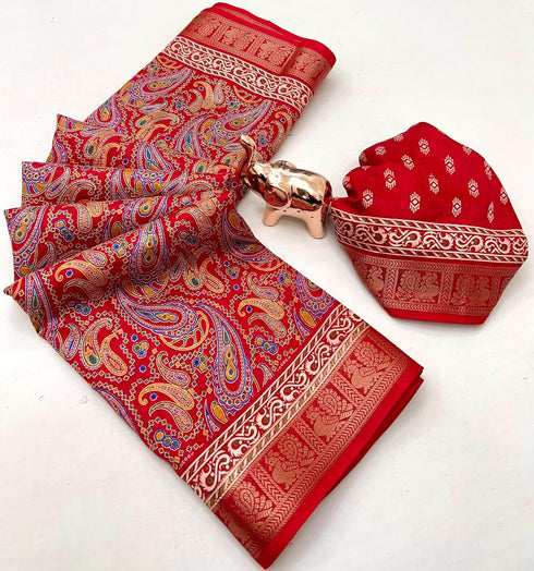 Vasthrlay Kalamkari Saree Print