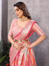 Vasthrlay Jacquard Unstitched Maharani Pista Free Ethnic Wear