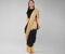Vasthrlay Black Plain Cotton Saree With Pocket And Unstitched Blouse Piece