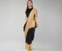 Vasthrlay Black Plain Cotton Saree With Pocket And Unstitched Blouse Piece