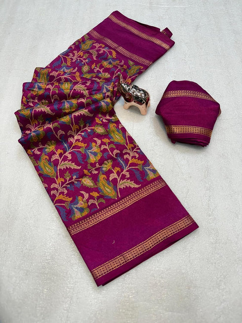 Vasthrlay Kashmiri Weaving Mehendi1