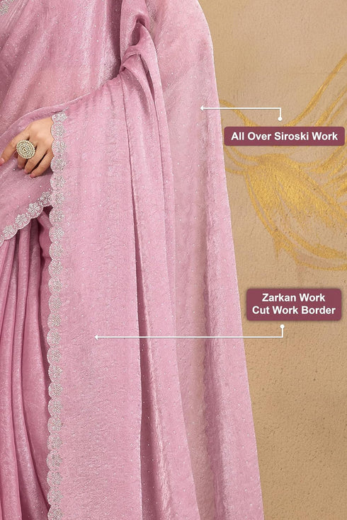 Vasthrlay Zarkan Unstitched Purple Ethnic Wear