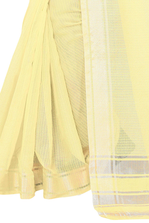 Vasthrlay Gold Unstitched Saree