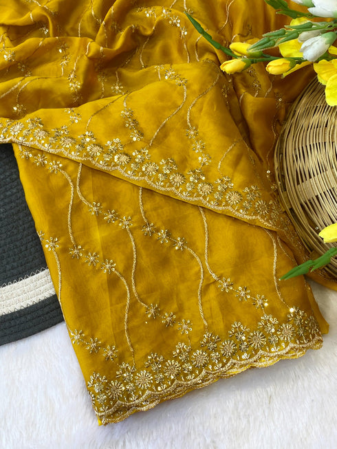 Vasthrlay Embroidery Saree