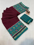 Vasthrlay Beautiful Floral Weaving