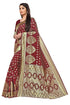 Vasthrlay Maroon Woven Kanjivaram Blend Saree