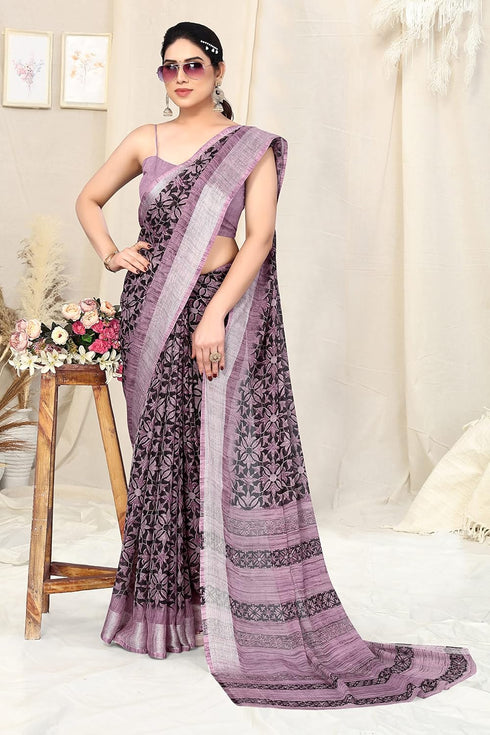 Vasthrlay Fashion Jacquard Geomatric Peach Ethnic Wear