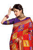 Vasthrlay Banarasi Printed Unstitched Saree