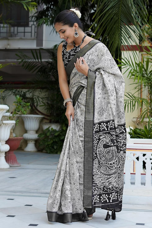 Vasthrlay Fashion Handloom Printed Ethnic Wear
