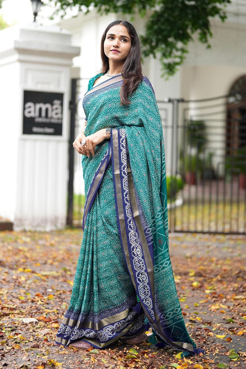 Vasthrlay Fashion Bandhani Printed Ethnic Wear