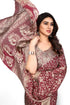 Vasthrlay Fashion Chiffon Georgette Teal Ethnic Wear