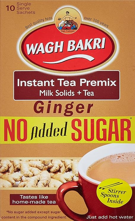 Wagh Bakri Ginger Instant Tea Premix