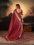 Vasthrlay Kanjivaram Unstitched Saree