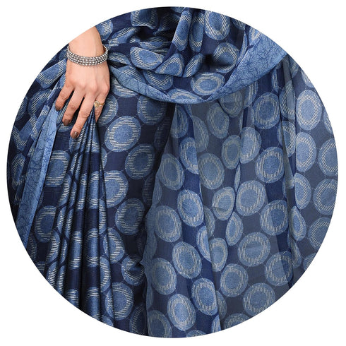 Vasthrlay Fashion Chiffon Printed Dusty Ethnic Wear