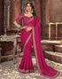 Vasthrlay Georgette Leheriya Unstitched Blue Saree