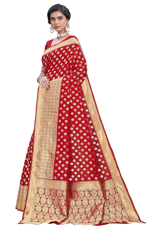 Vasthrlay Banarasi Rama Ethnic Wear