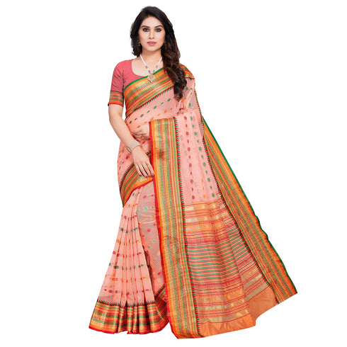 Vasthrlay Jacquard Unstitched Saree