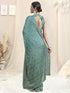 Vasthrlay Fashion Georgette Sequins Navy Ethnic Wear