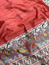 Vasthrlay Tussar Ghicha Traditional Kalamkari Madhubani