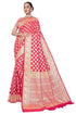 Vasthrlay Banarasi Bridal Maroon Ethnic Wear