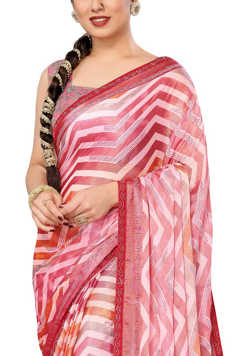 Vasthrlay Fashion Chiffon Georgette Light Ethnic Wear