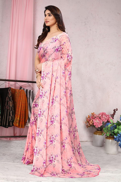 Vasthrlay Fashion Chiffon Georgette Dusty Ethnic Wear