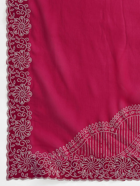 Vasthrlay Purple Saree
