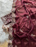 Vasthrlay Georgette Embroidery Unstitch
