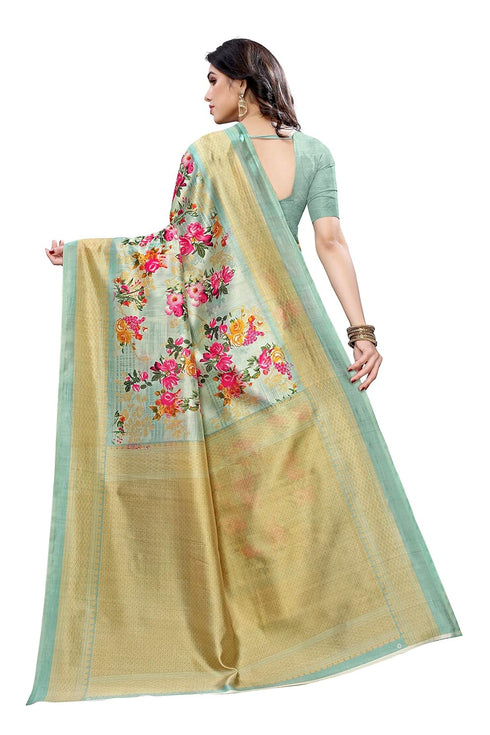 Vasthrlay Blouse Piece Air Grey Ethnic Wear