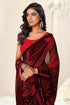 Vasthrlay Fashion Georgette Stripes Printed Ethnic Wear